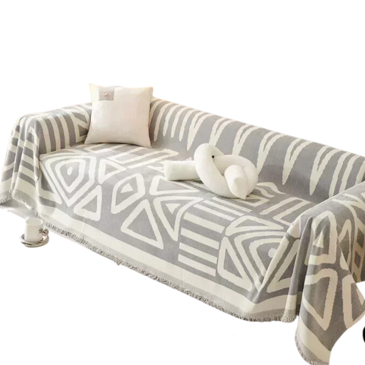 Chenille Couch Cover Minimalist Anti-Cat Scratch Dust-Proof Sofa Towel Blanket