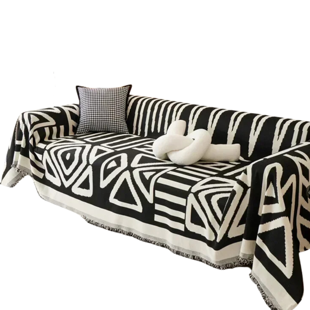 Chenille Couch Cover Minimalist Anti-Cat Scratch Dust-Proof Sofa Towel Blanket