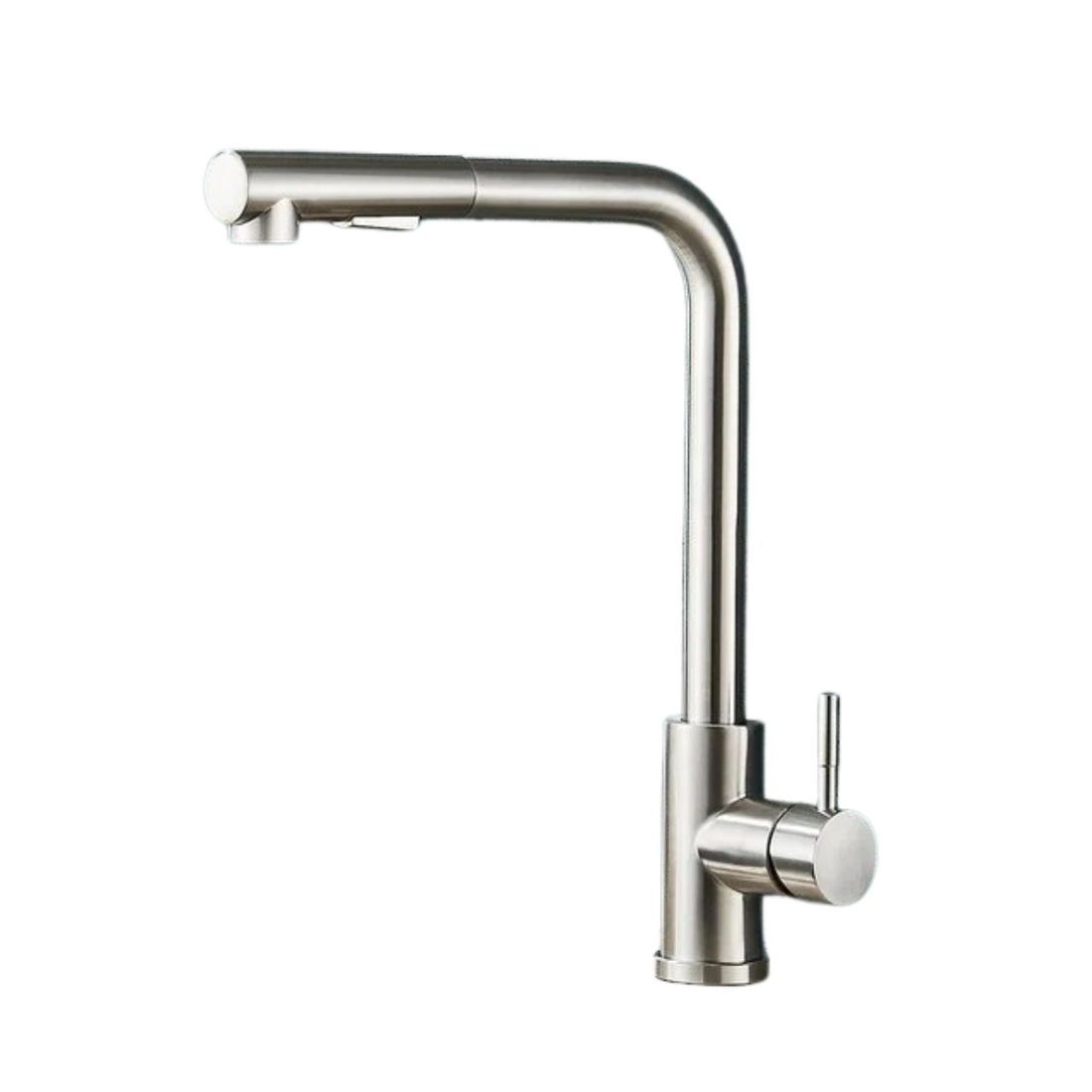 Black Pull-Out Kitchen Sink Faucet with Dual-Mode Sprayer Mixer Tap