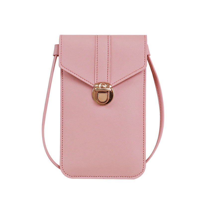 Touchable PU Leather Change Bag
