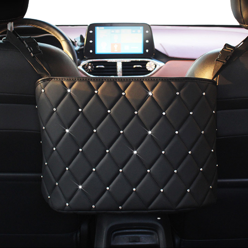 PU Leather Car Handbag Holder Interior Auto Seat