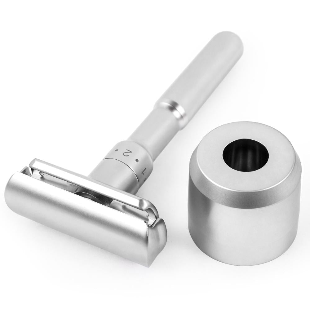 Adjustable Safety Razor Double Edge Classic Men's Shaving