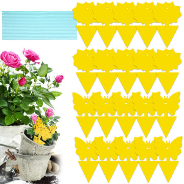56 Pcs Garden Sticky Adhesive Insect Fruit Fly Trap
