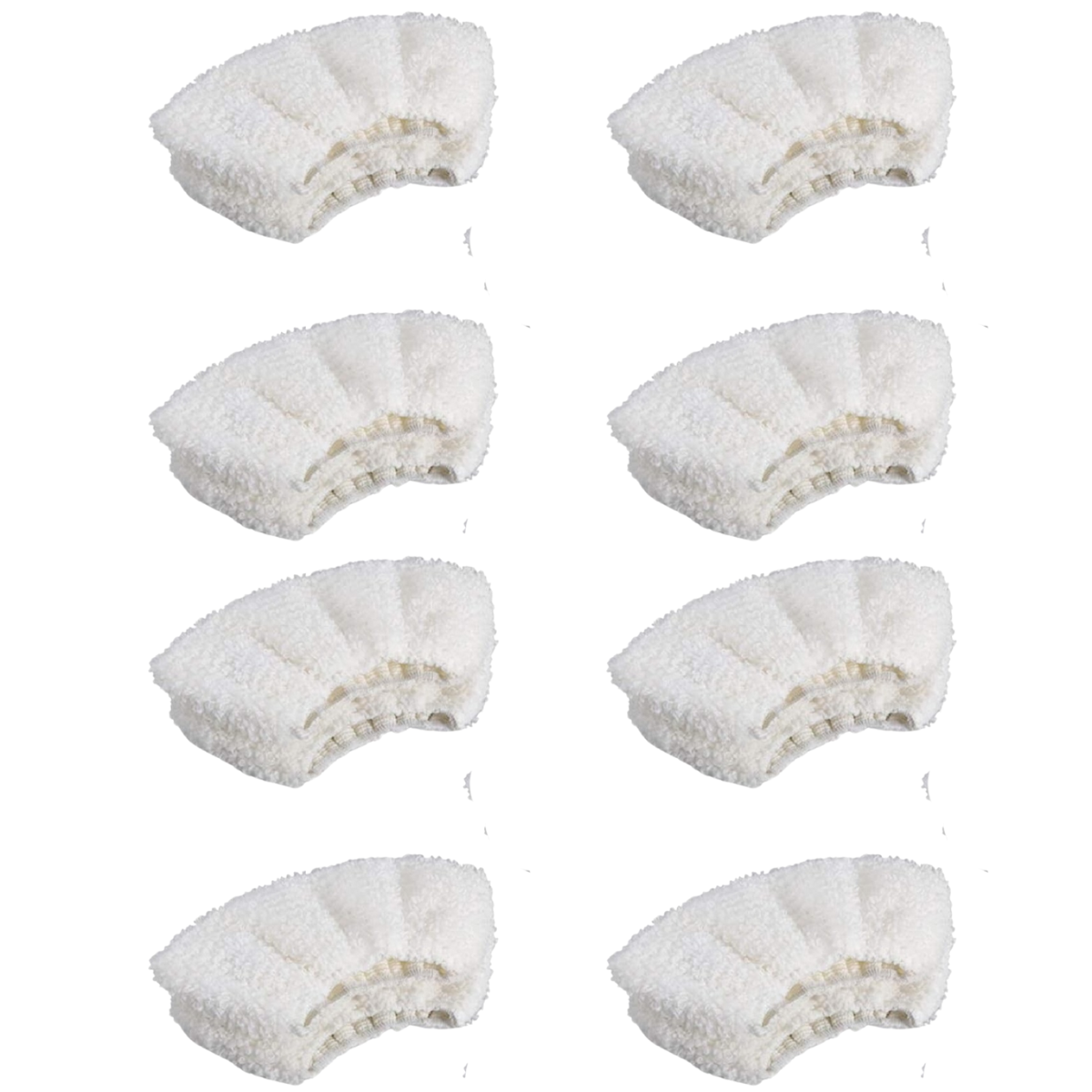 8 Pcs Microfibre Cover Steam Mop Pads