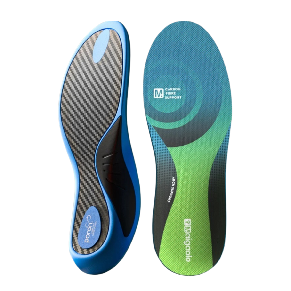 Curved Carbon Plate Insole - Stable Arch Support and High Rebound