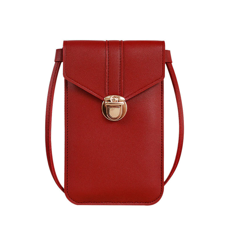 Touchable PU Leather Change Bag