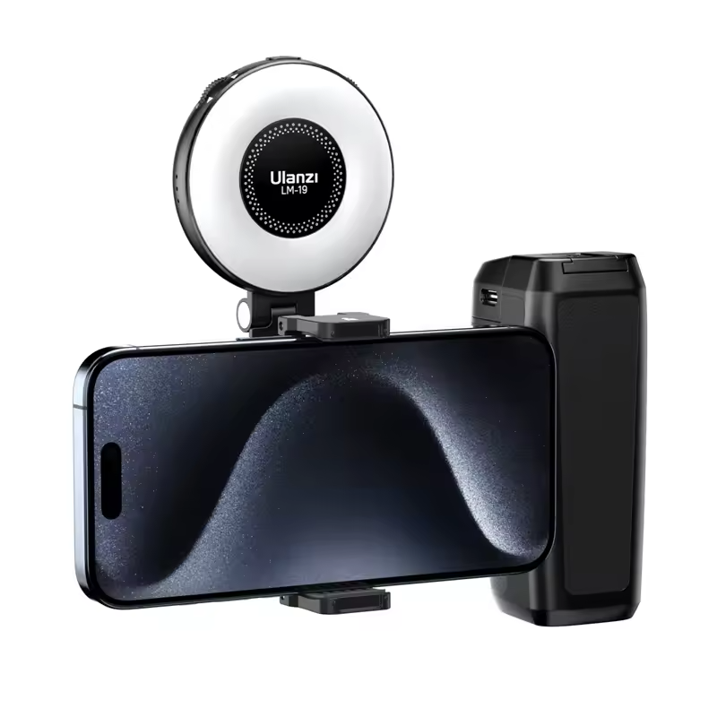 Bluetooth Camera Shutter Grip - Smartphone Selfie Handle and Stabiliser