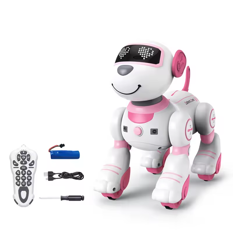 Smart Stunt Dog™ – Interactive RC Robot Dog with Music, Lights & Amazing Tricks