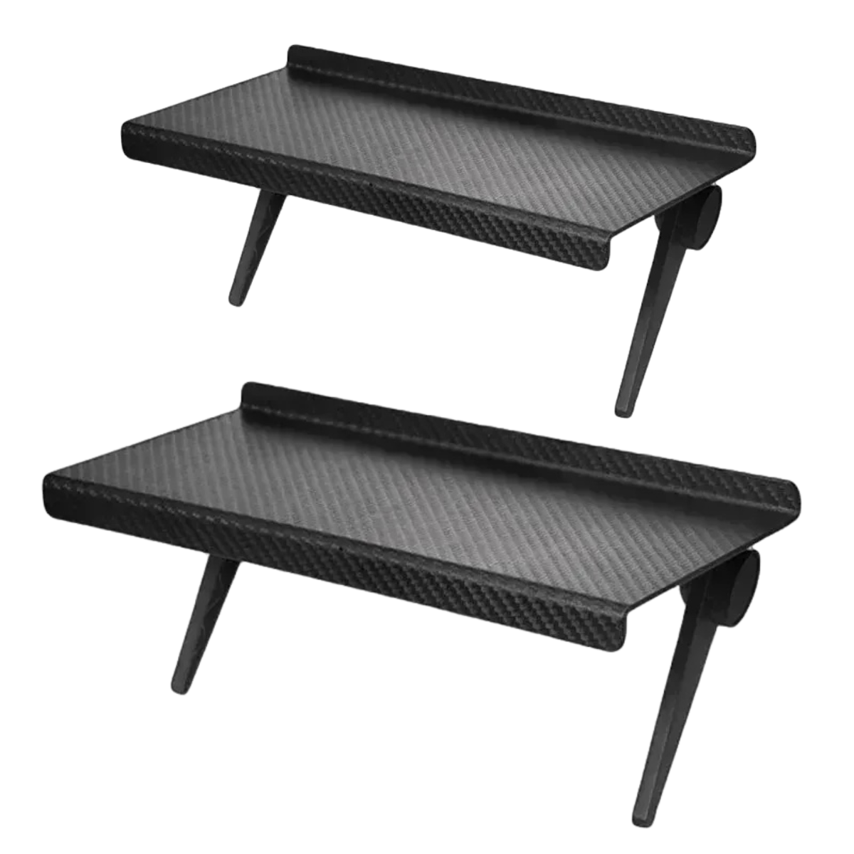 Computer TV Screen Monitor Top Shelf Mount Storage Rack Wireless Router Set