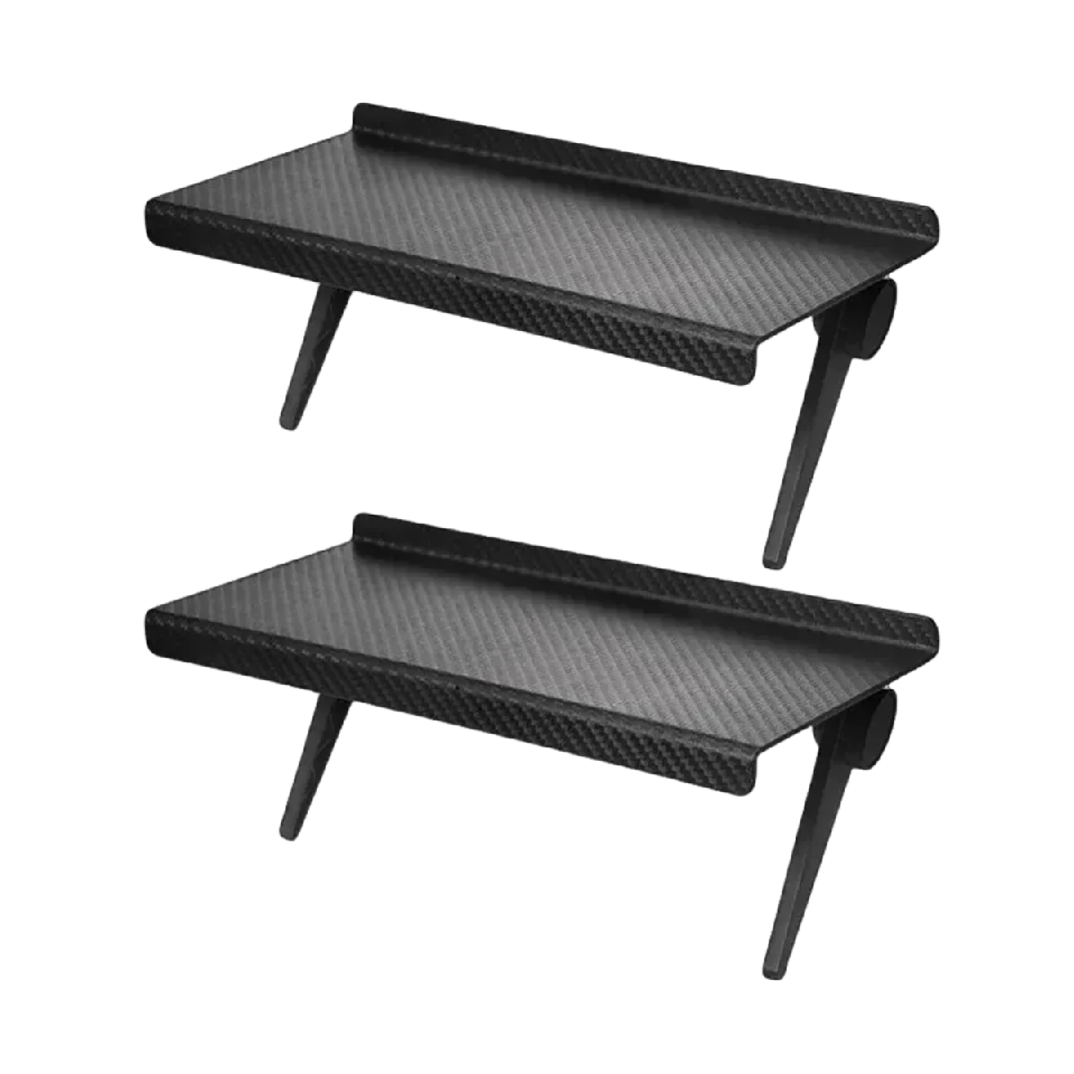 Computer TV Screen Monitor Top Shelf Mount Storage Rack Wireless Router Set