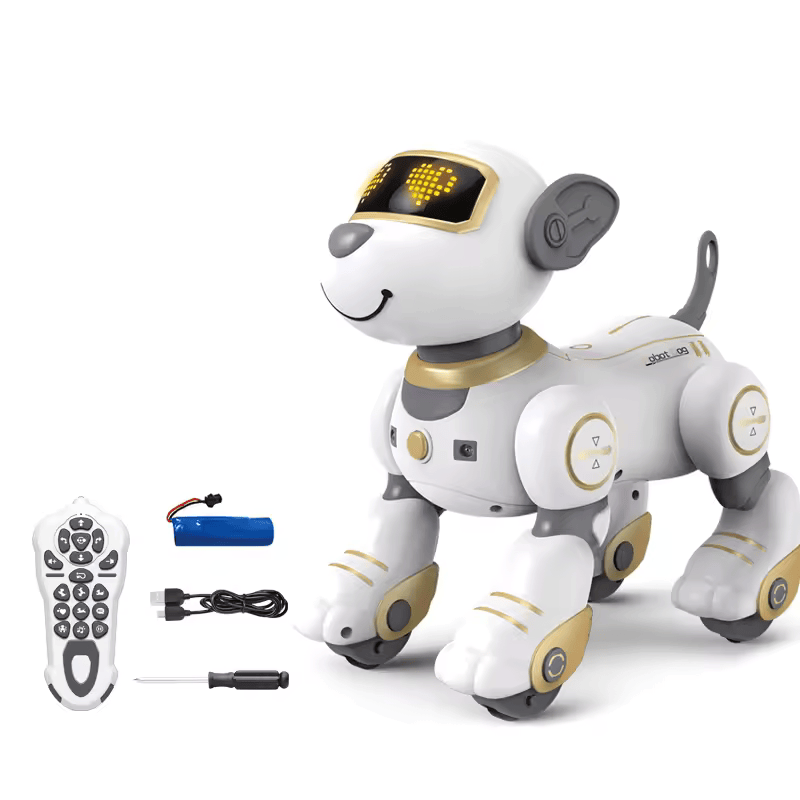 Smart Stunt Dog™ – Interactive RC Robot Dog with Music, Lights & Amazing Tricks