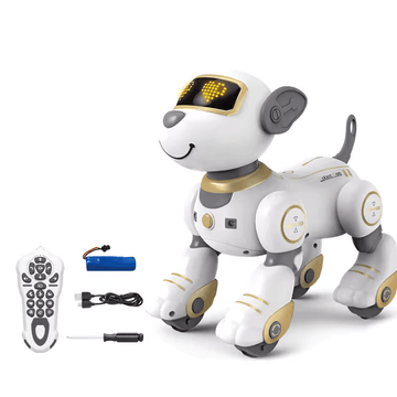 Smart Stunt Dog™ – Interactive RC Robot Dog with Music, Lights & Amazing Tricks