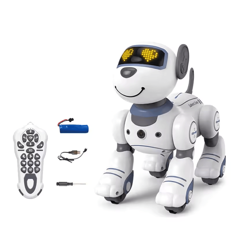 Smart Stunt Dog™ – Interactive RC Robot Dog with Music, Lights & Amazing Tricks