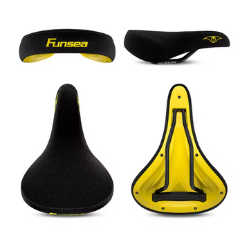 Bicycle Seat Cruiser Bike Saddle with Cover
