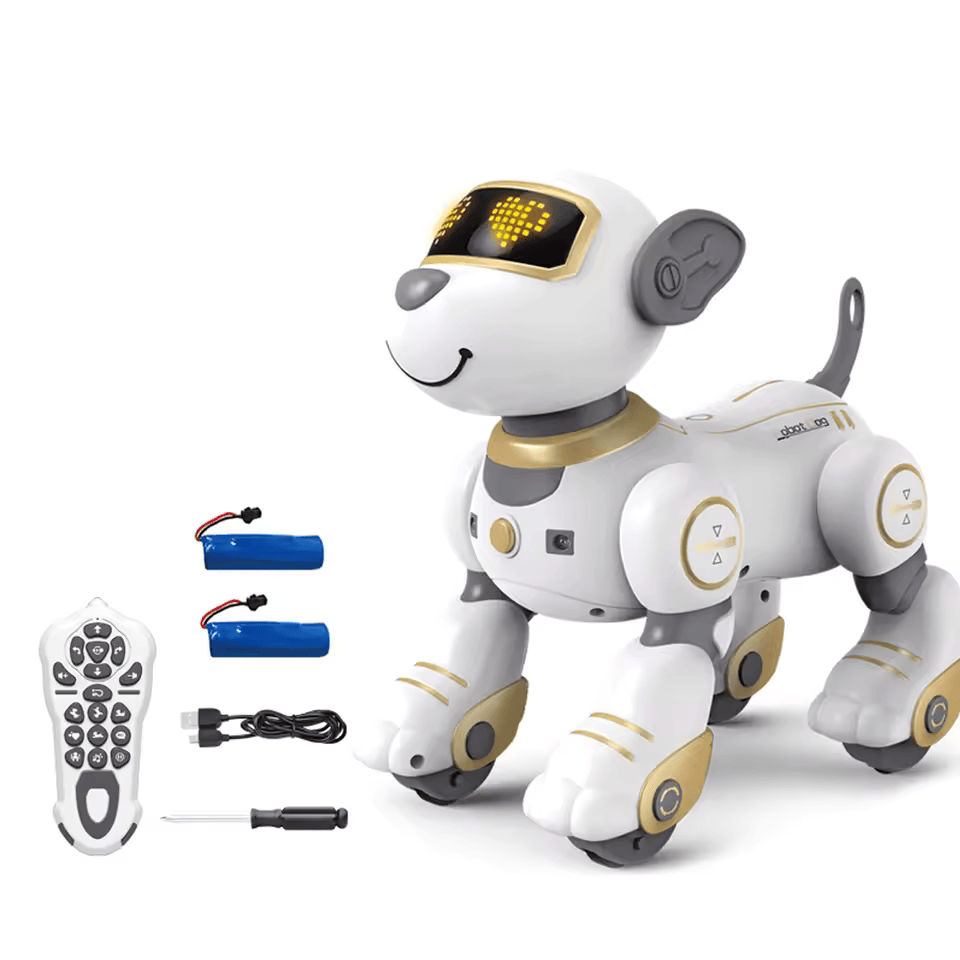 Smart Stunt Dog™ – Interactive RC Robot Dog with Music, Lights & Amazing Tricks