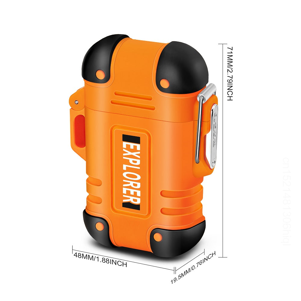 Waterproof Double Arc Lighter Windproof Plasma