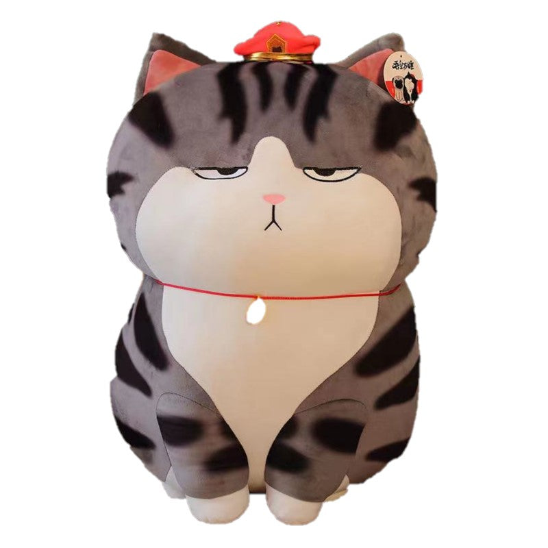 30/19.7 in Kawaii Sleeping Pillow Cute Cat Doll Plush Toy
