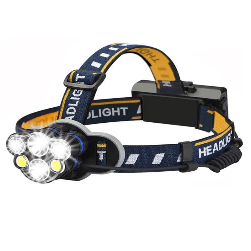 Super Bright LED Headlamp with 8 Bulbs