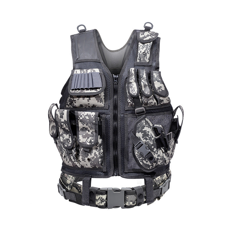 Men's Tactical Hunting Vest Army Adjustable Training Airsoft