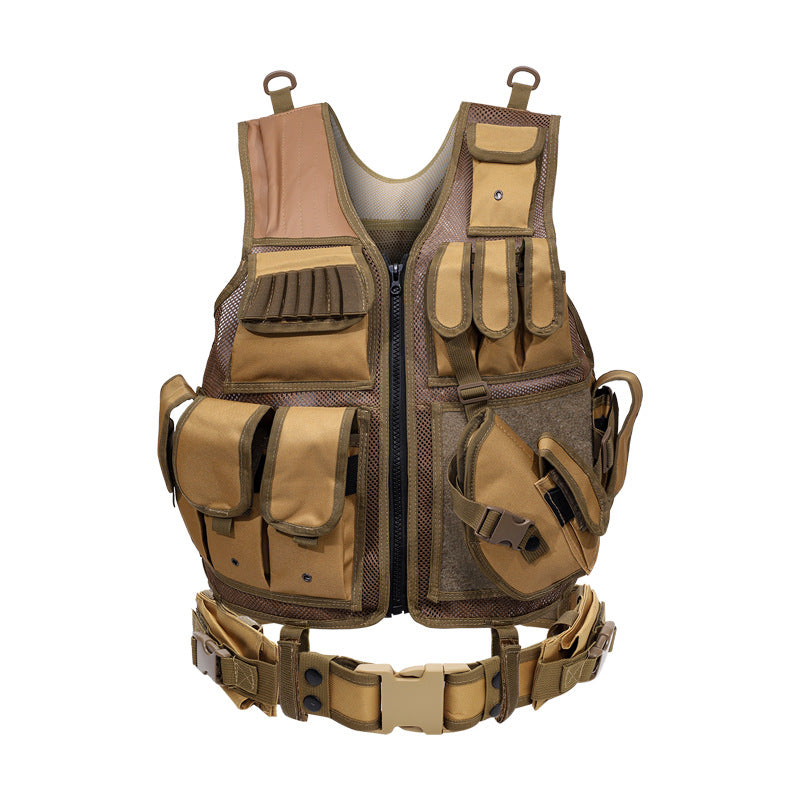 Men's Tactical Hunting Vest Army Adjustable Training Airsoft