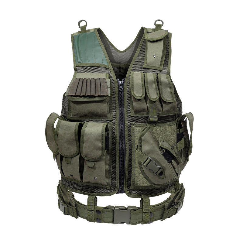 Men's Tactical Hunting Vest Army Adjustable Training Airsoft