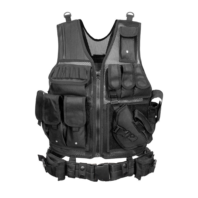 Men's Tactical Hunting Vest Army Adjustable Training Airsoft
