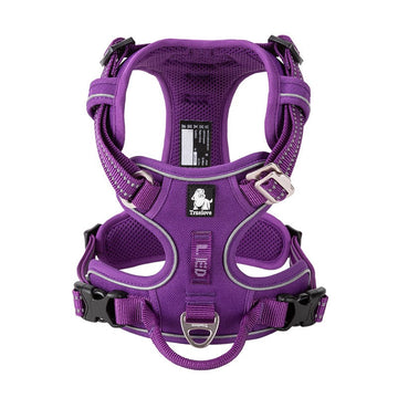 Pet Reflective Nylon Dog Harness No Pull Vest Safety Lead Walking