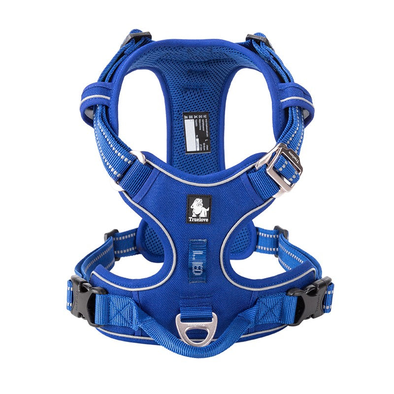 Pet Reflective Nylon Dog Harness No Pull Vest Safety Lead Walking