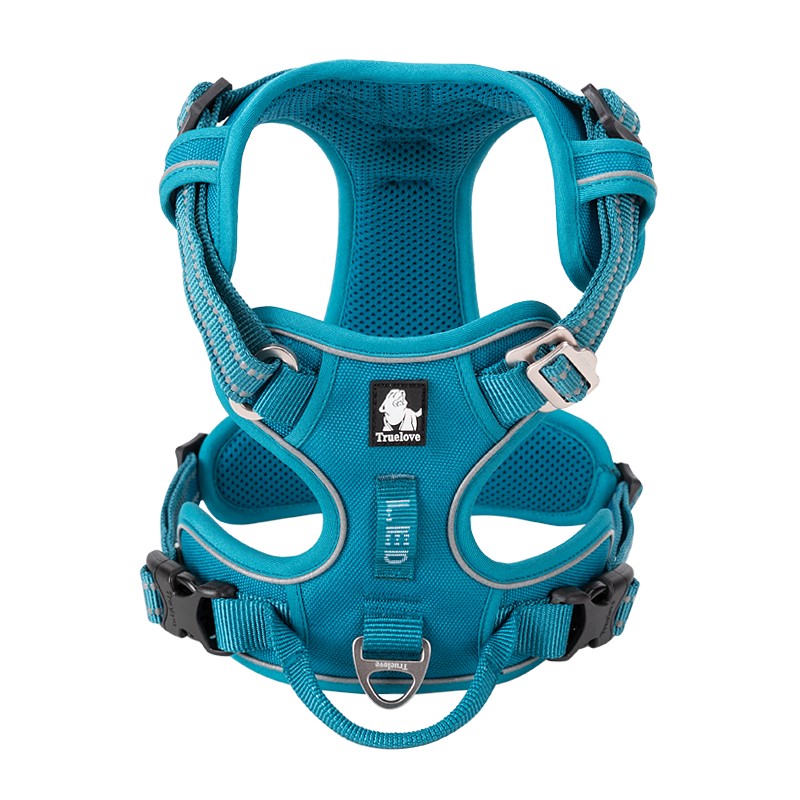 Pet Reflective Nylon Dog Harness No Pull Vest Safety Lead Walking