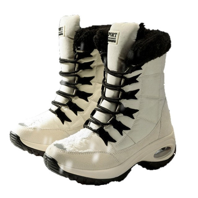 Snow Lace-Up Comfortable Thicken Boots