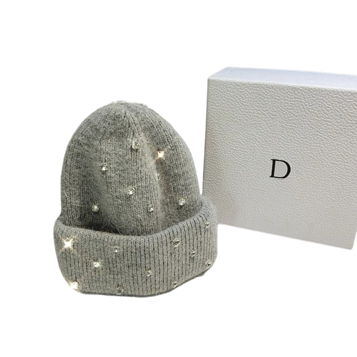 Sparkly Rhinestones Winter Warm Wool Beanie Hats