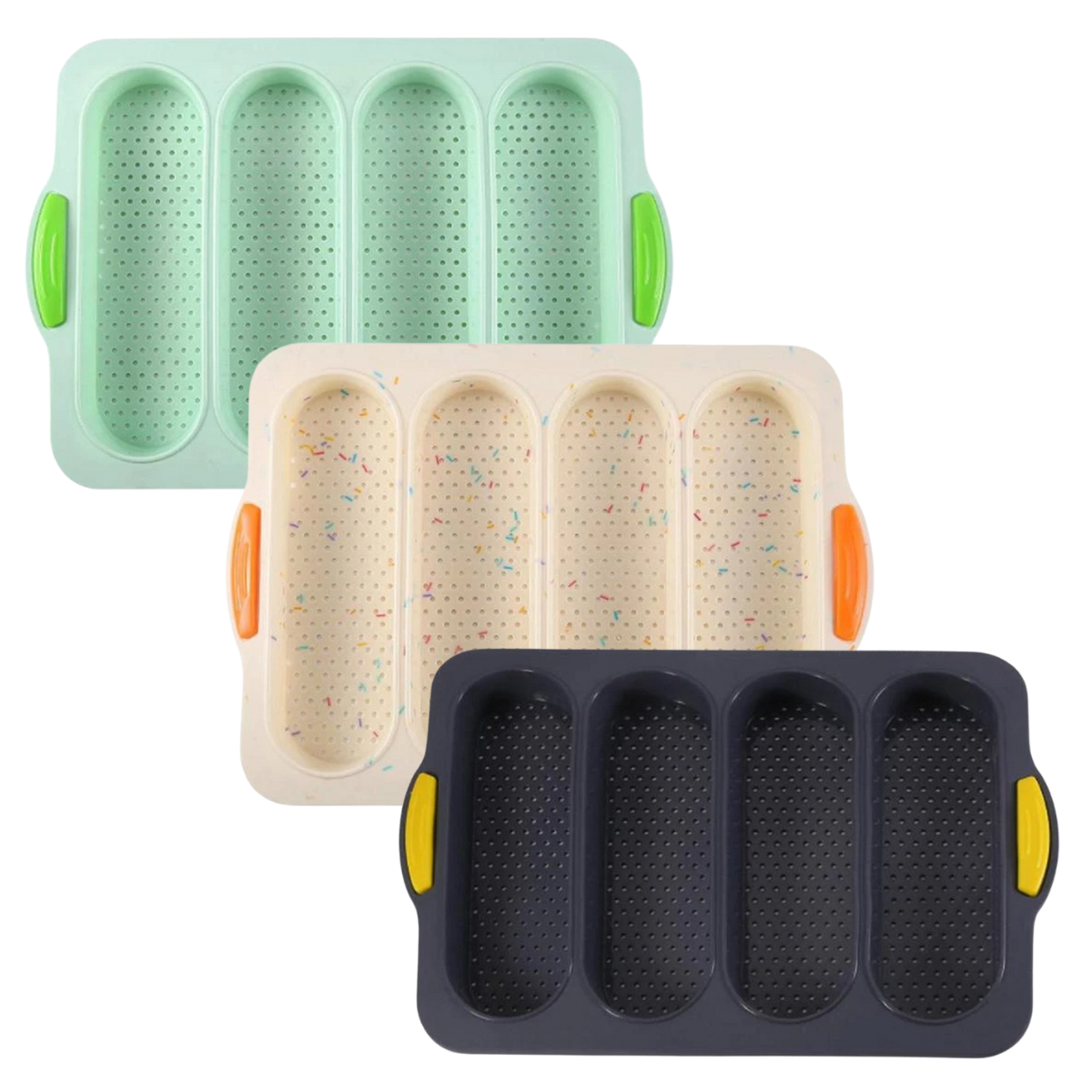 Baking Mold Grade Baguette Tray Silicone Non-Stick Oven Tool