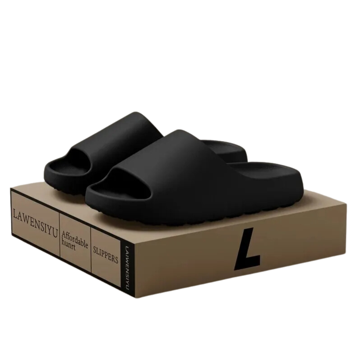 Platform Slides Slippers Non-Slip Soft Lightweight Shower Shoes