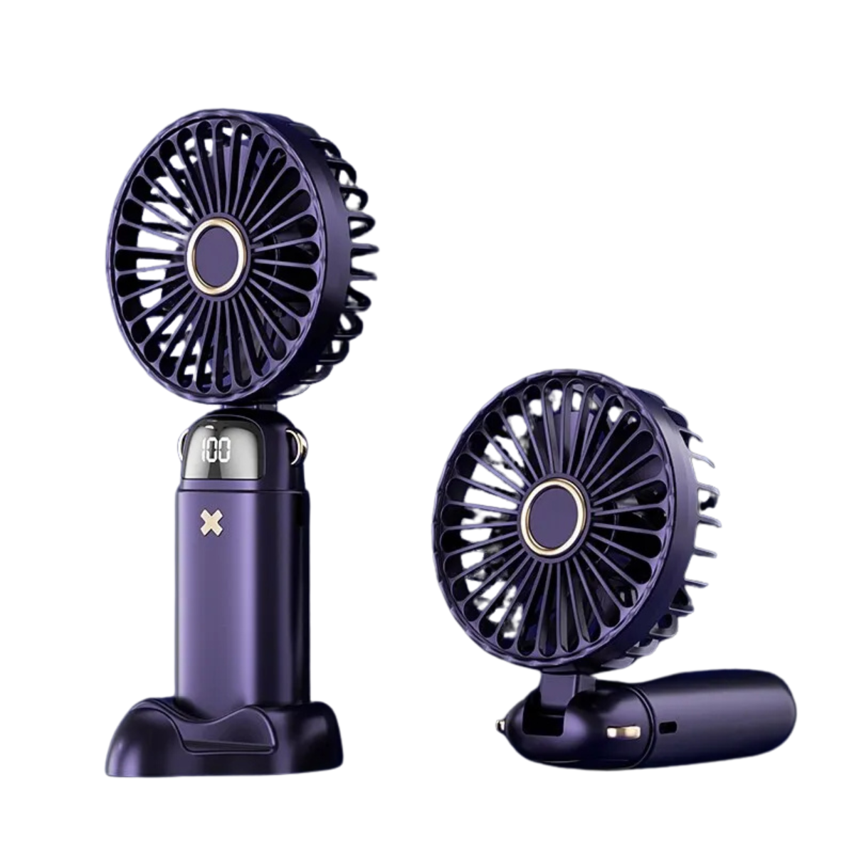 Mini Aromatherapy Handheld Fan - Silent USB Desk for Office and Travel