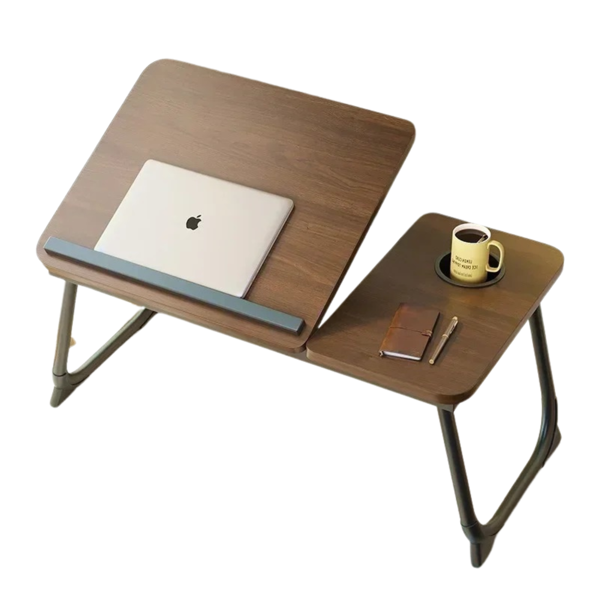 Portable Lap Desk with Adjustable Height for Bed and Sofa