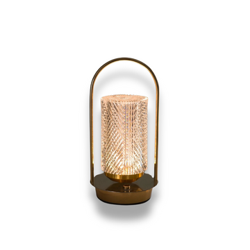 Wireless Crystal Table Lamp - Rechargeable LED Touch Light
