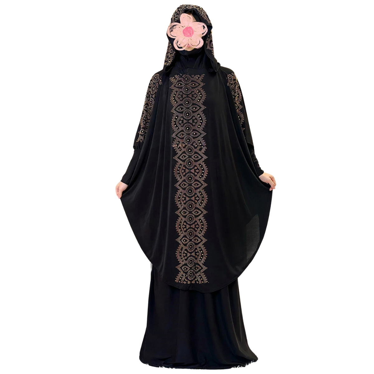 Women's Hooded Prayer Set - Long Skirt Abaya Kaftan