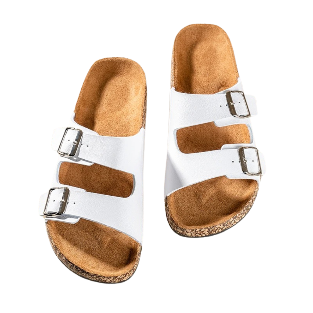 Beach Slides Cork Footbed Slippers for Men and Women