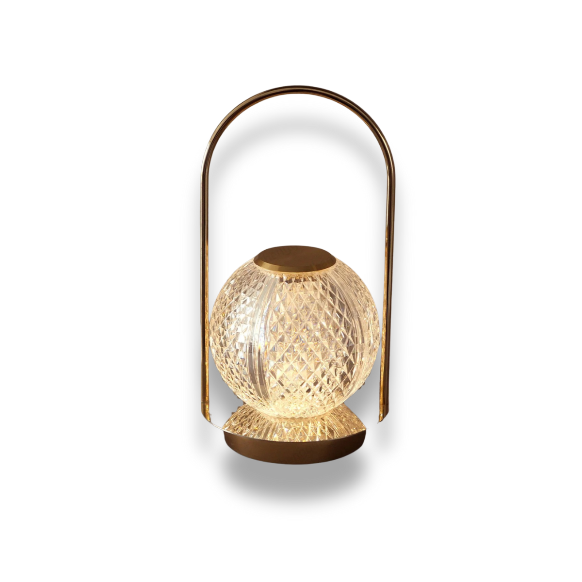 Wireless Crystal Table Lamp - Rechargeable LED Touch Light