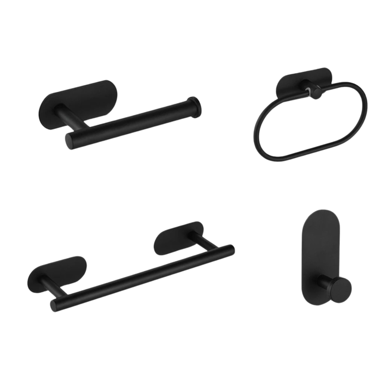 4 Pcs/set Self Adhesive Towel Rack for Bathroom