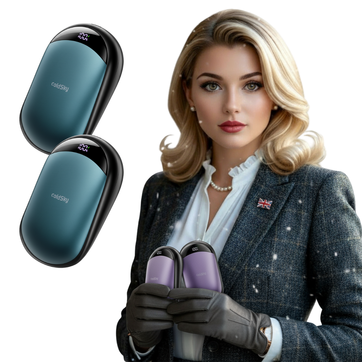 2-In-1 Hand Warmers - Magnetic Rechargeable Pocket Heater
