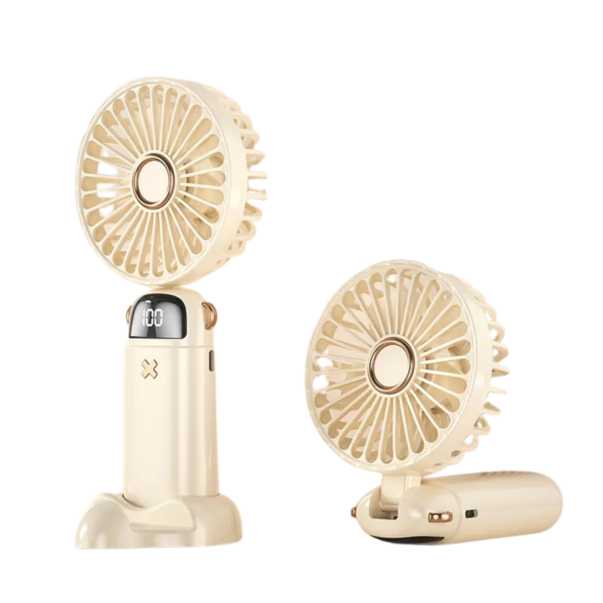 Mini Aromatherapy Handheld Fan - Silent USB Desk for Office and Travel