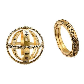 Vintage Astronomical Ball Rings