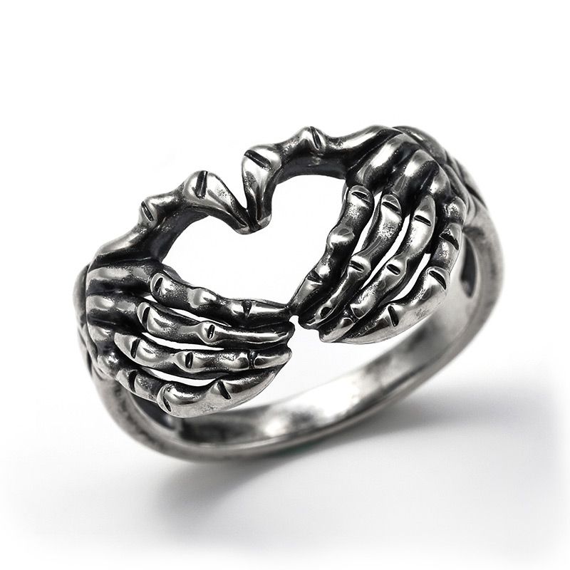 Handmade Heart Hand Ring