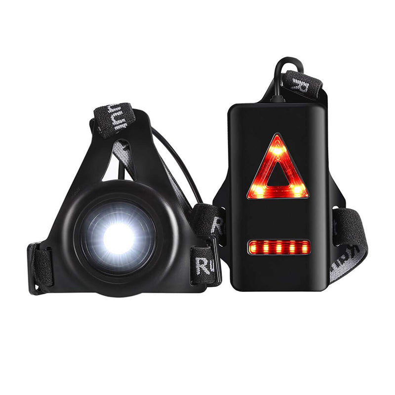 Rechargeable LED Chest Light with Safety Warning Lamp