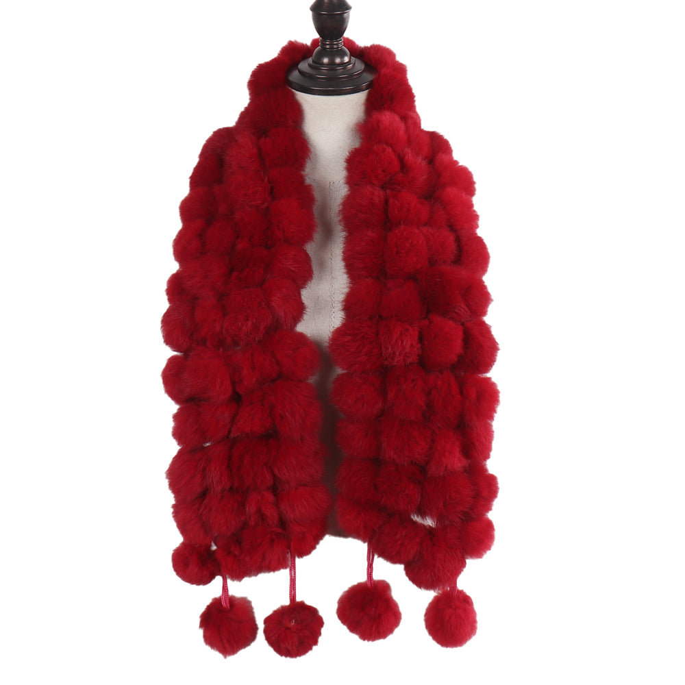 Women's Rex Rabbit Fur Scarf