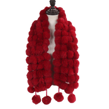Women's Rex Rabbit Fur Scarf