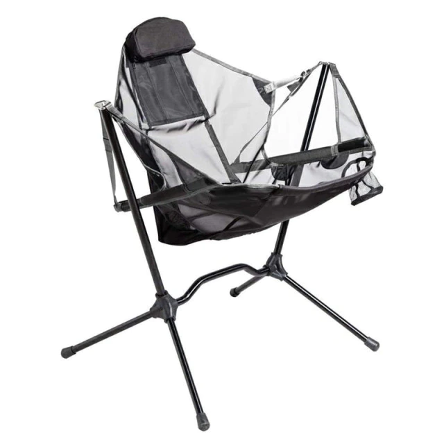 Portable Folding Camping Rocking Swing Recliner Chair