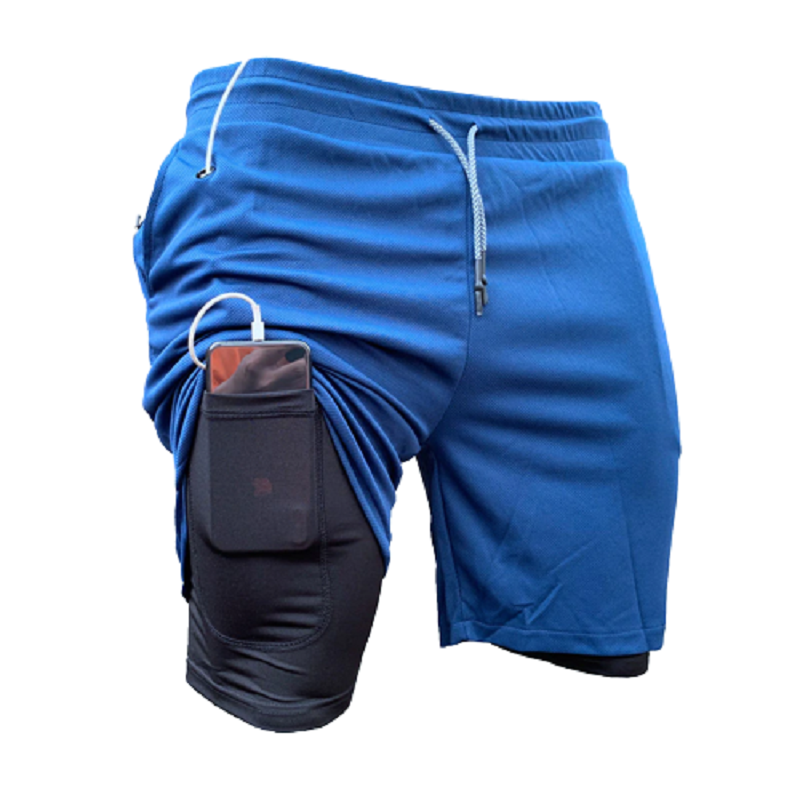 2 in 1 Men's Running Shorts