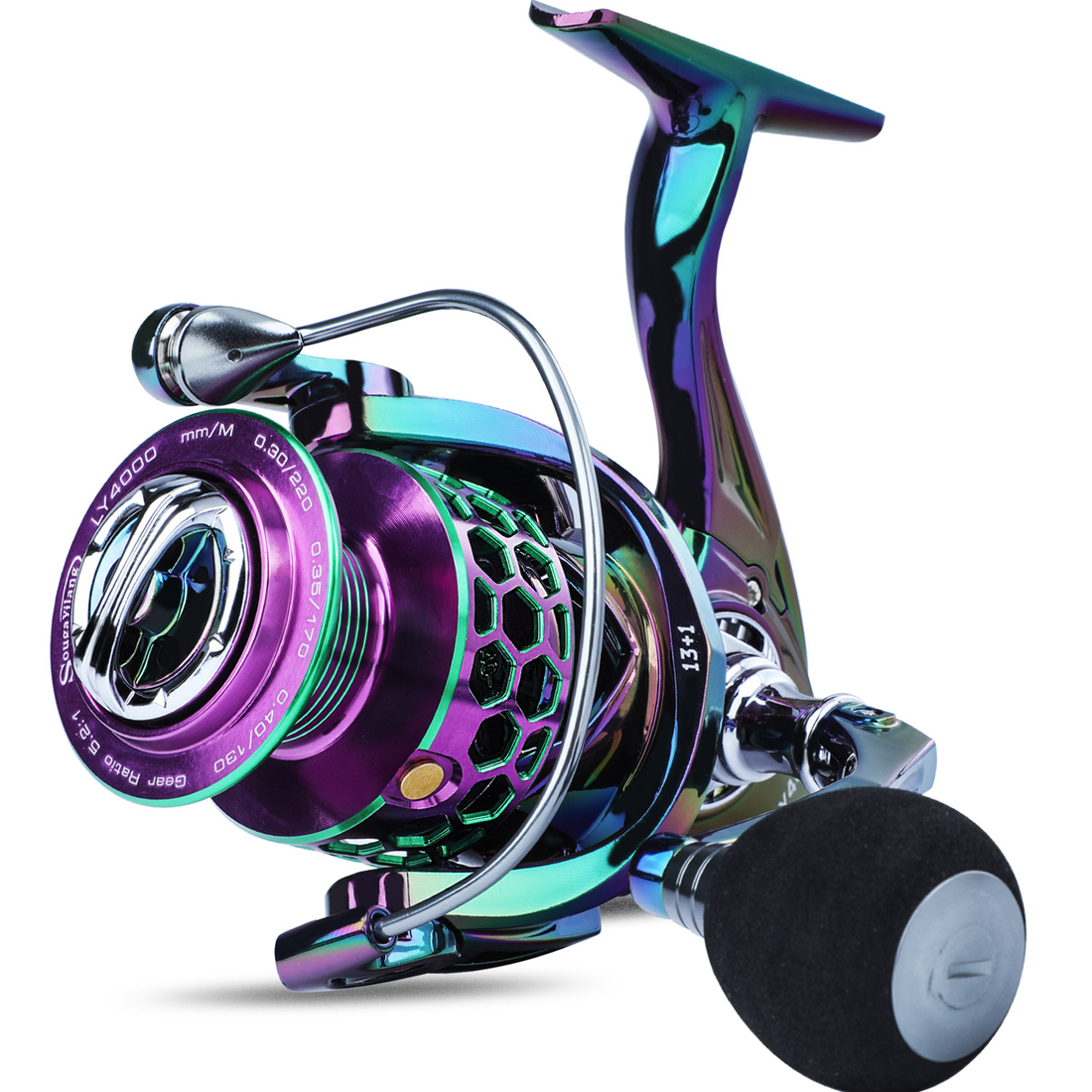 Spinning Reel Fishing High Speed Gear Ratio